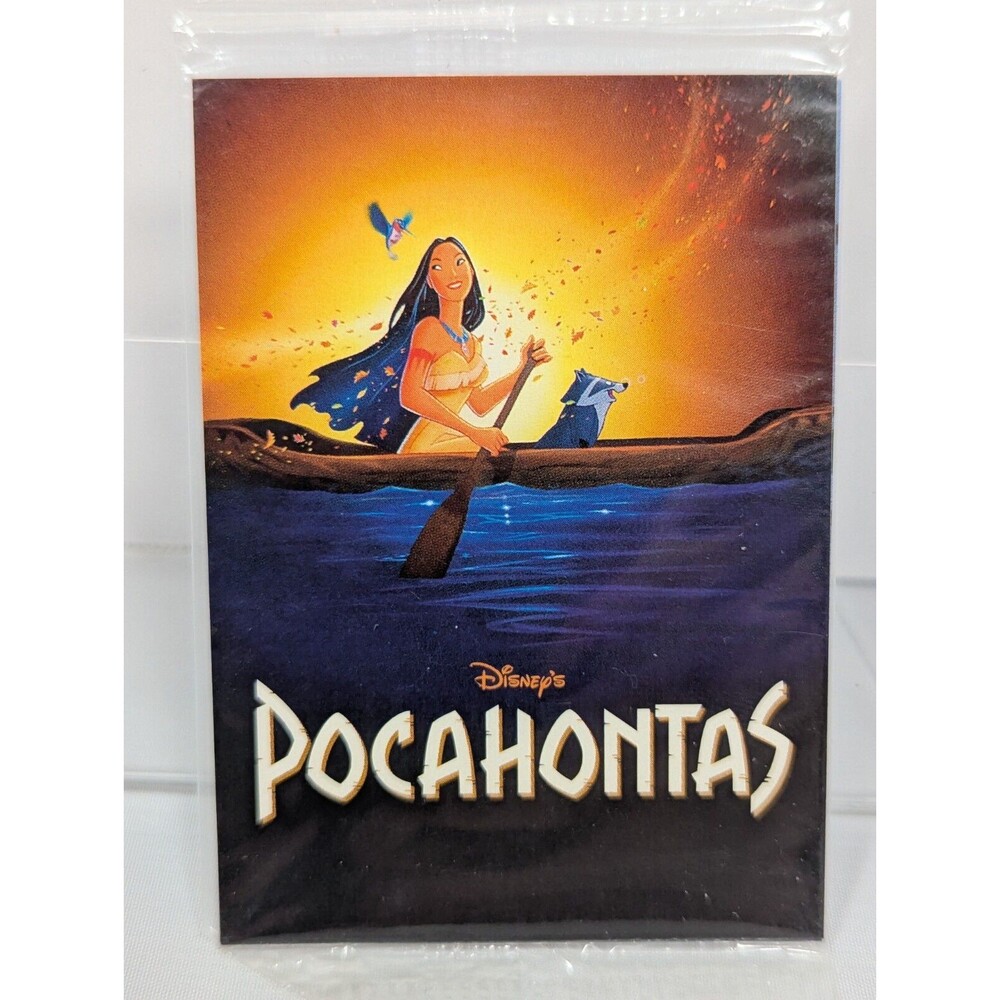 1995 Disney Pocahontas Premiere 4 Card Set Discovery Trading Promo Skybox Sealed